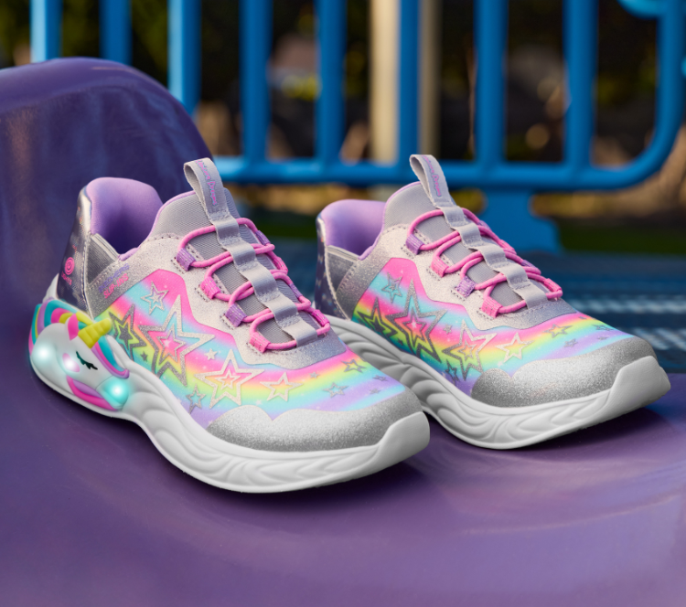SKECHERS KIDS スケッチャーズ 女の子用 キッズシューズ 子供靴 スニーカー 運動靴 Rainbow Cruisers 303721L (Little Kid/Big Kid) - Lavendar/Multi SKECHERS KIDS スケッチャーズ 女の子用 キッズシューズ 子供靴