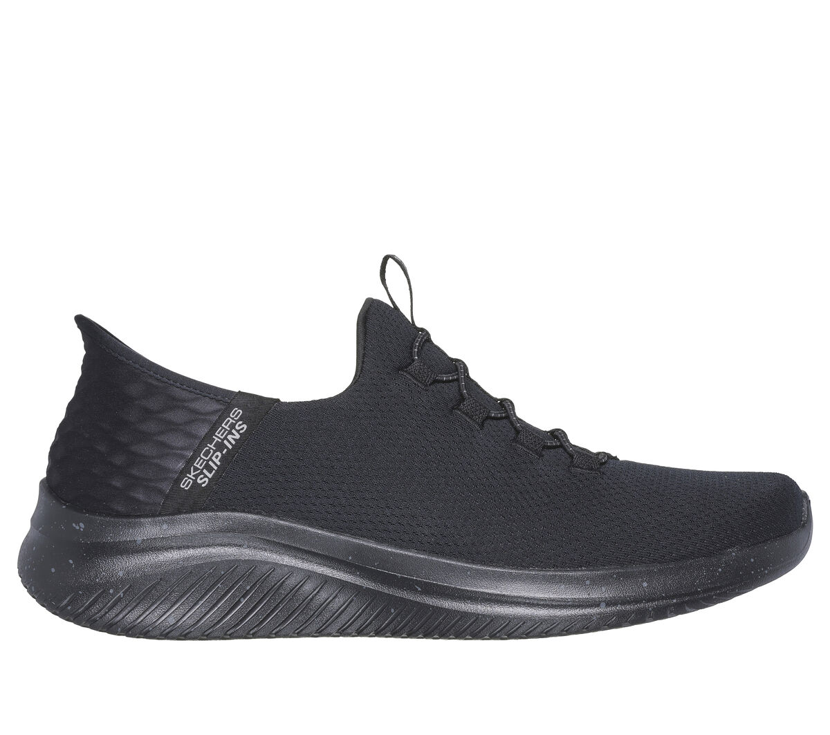 Black Skechers Mens Slip-ins Summits Colsin Slip Resistant Work Shoe ...