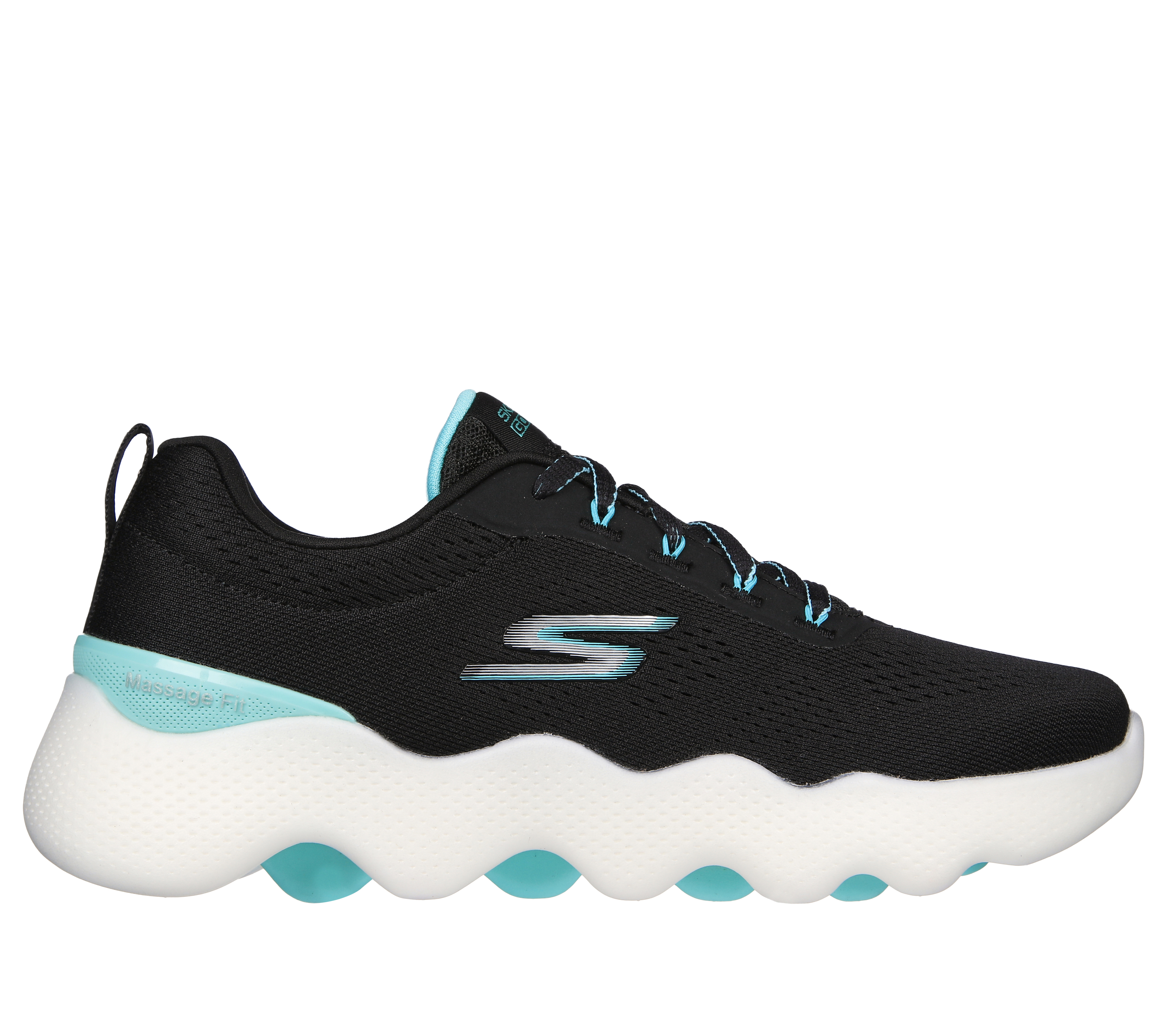 スケッチャーズ　go walk　massage fit　23.5 黒